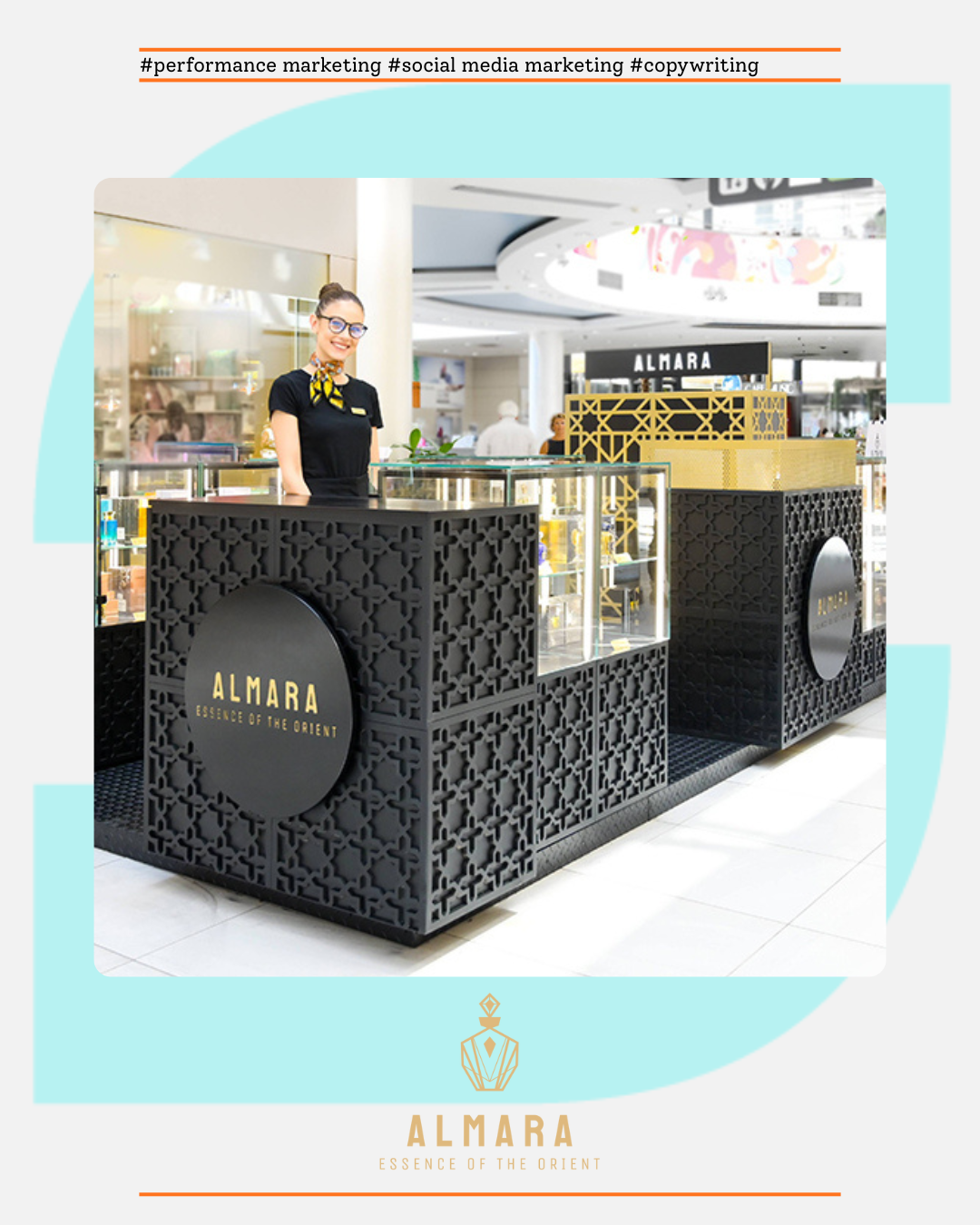 Development of the follower base of the Almara Instagram page