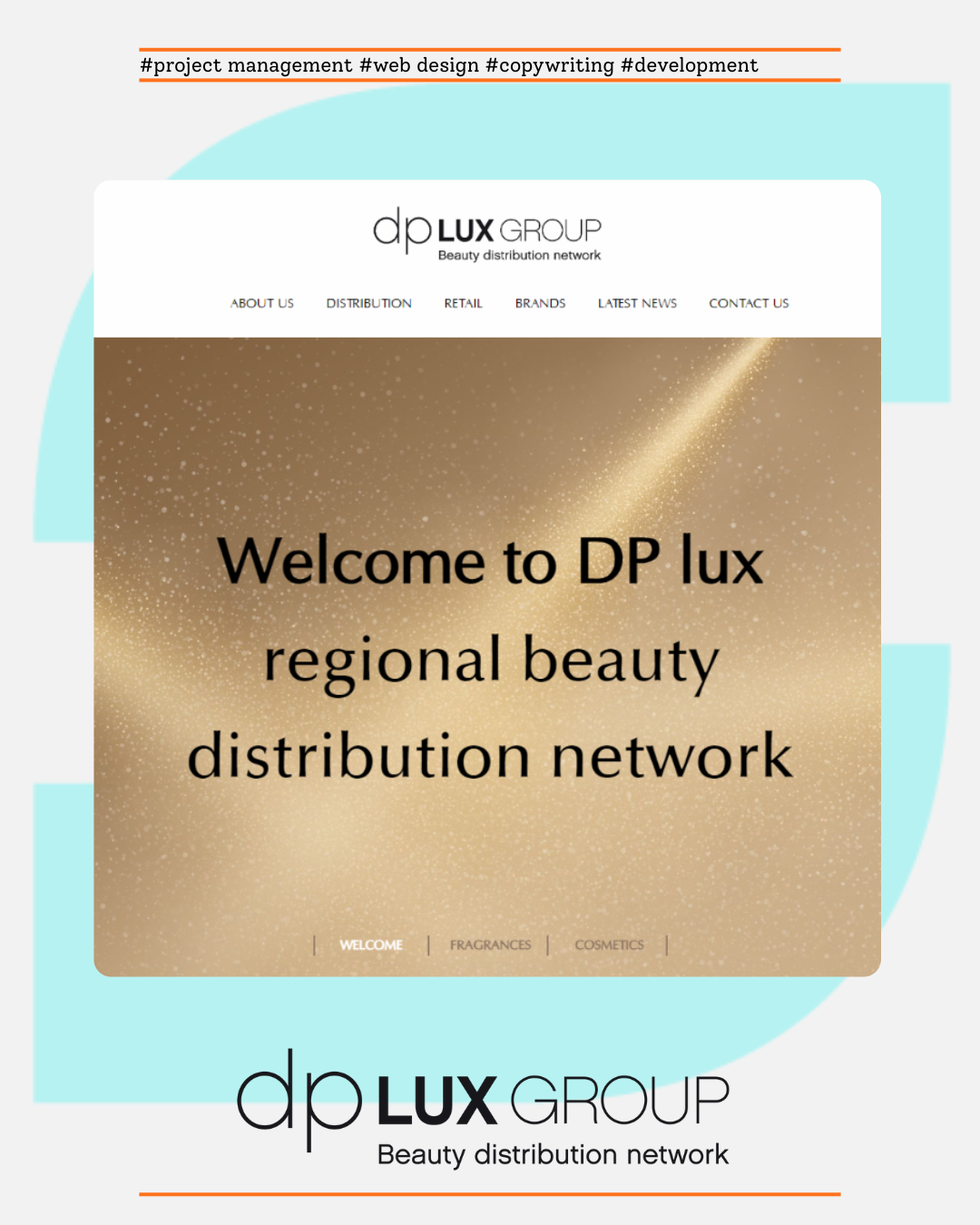 Izrada DP Lux Group website-a