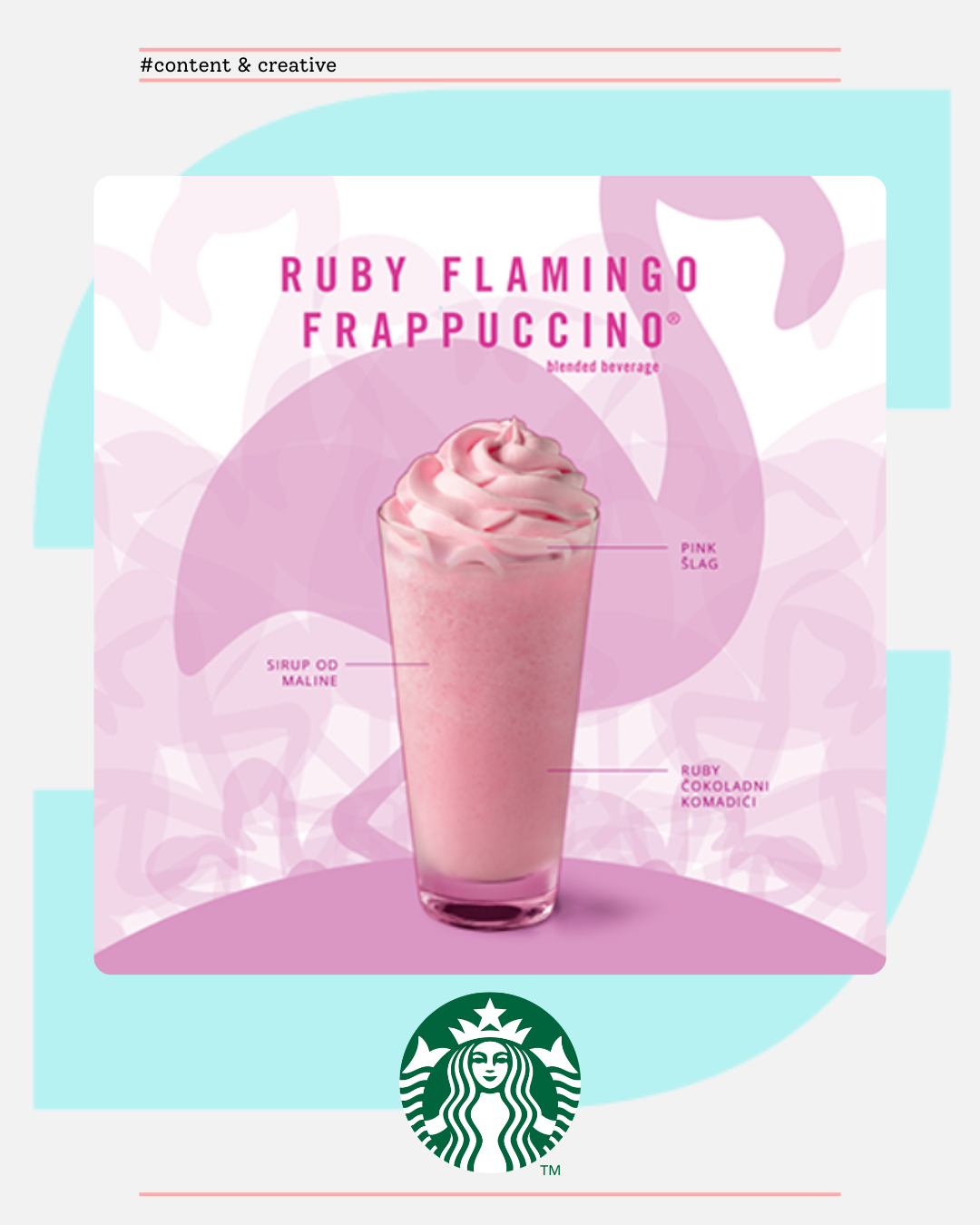 Izrada POS materijala za Starbucks