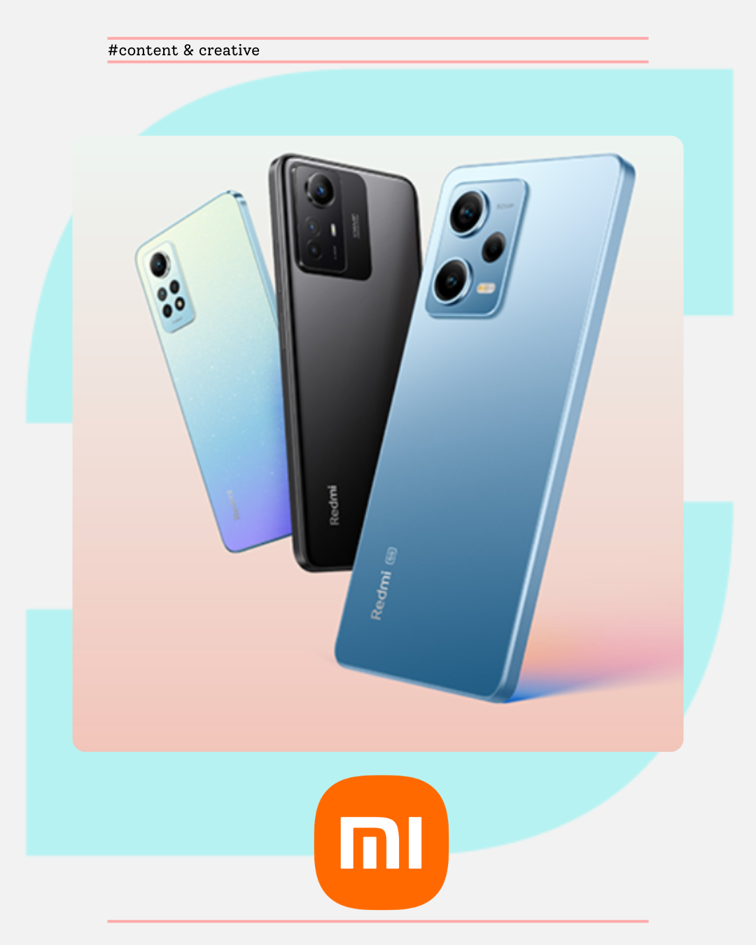 Creation of POS materials for Xiaomi