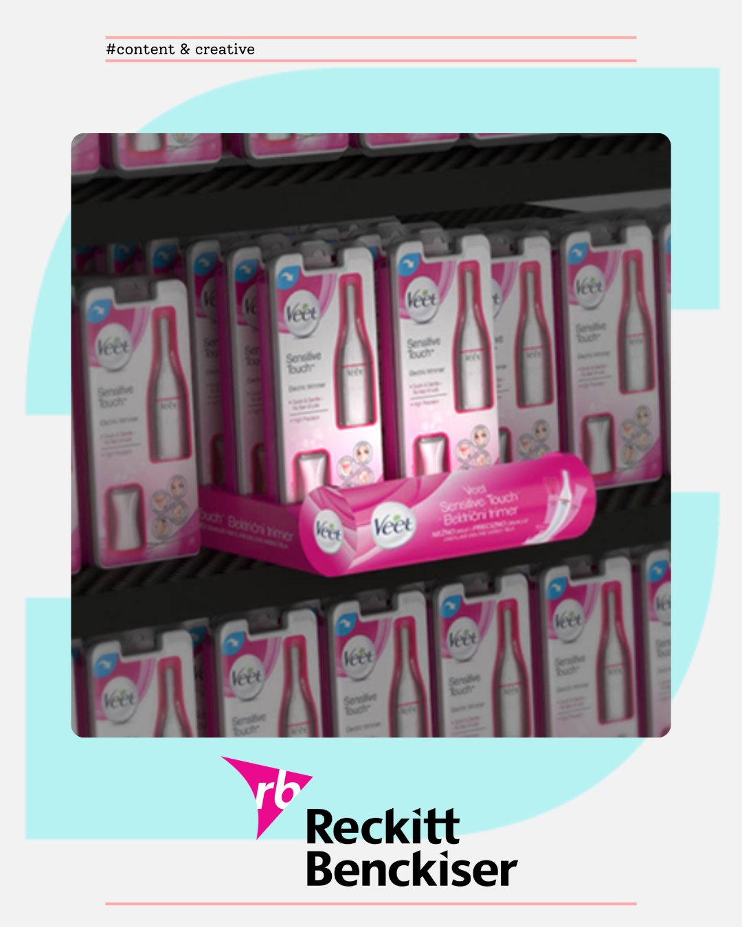 Creation of POS materials for Reckitt Benckiser