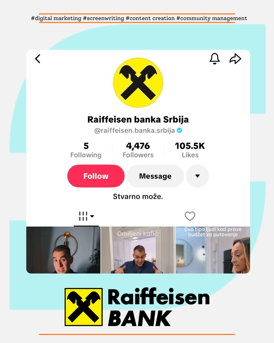 Raiffeisen Bank: Turning Finance into Entertainment and Winning on TikTok
