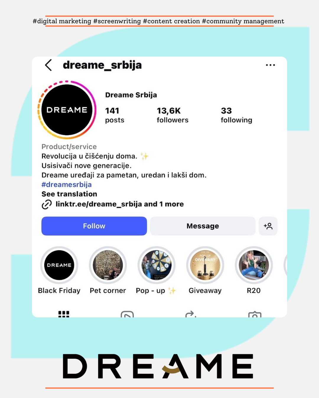 Building the DREAME Brand from Scratch