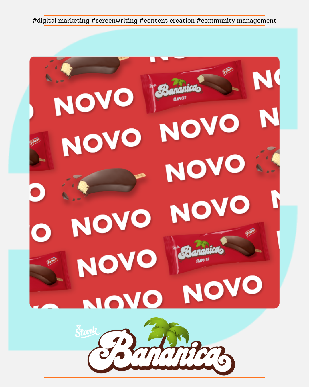 Promotion of Štark Bananica ice cream