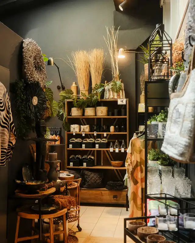 Interior eines modernen Einrichtungsgeschäfts