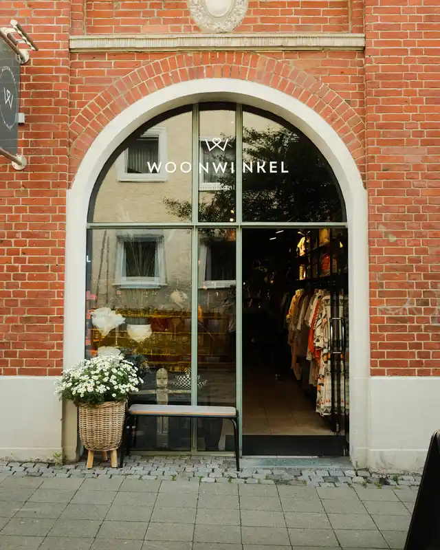 Eingang des Woonwinkel im Magniviertel Braunschweig