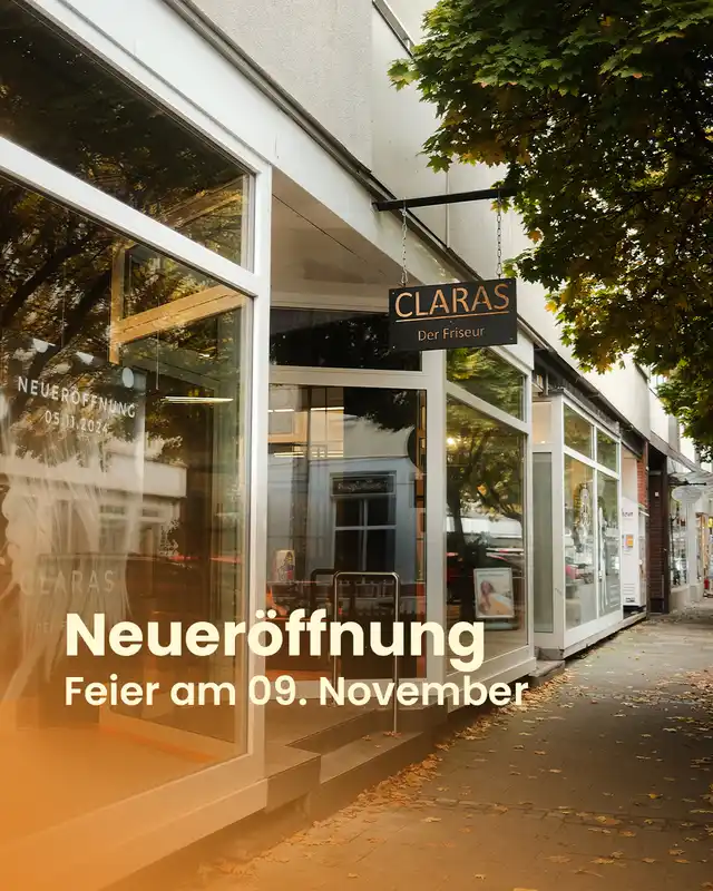 Neueröffnung des Friseursalon CLARAS