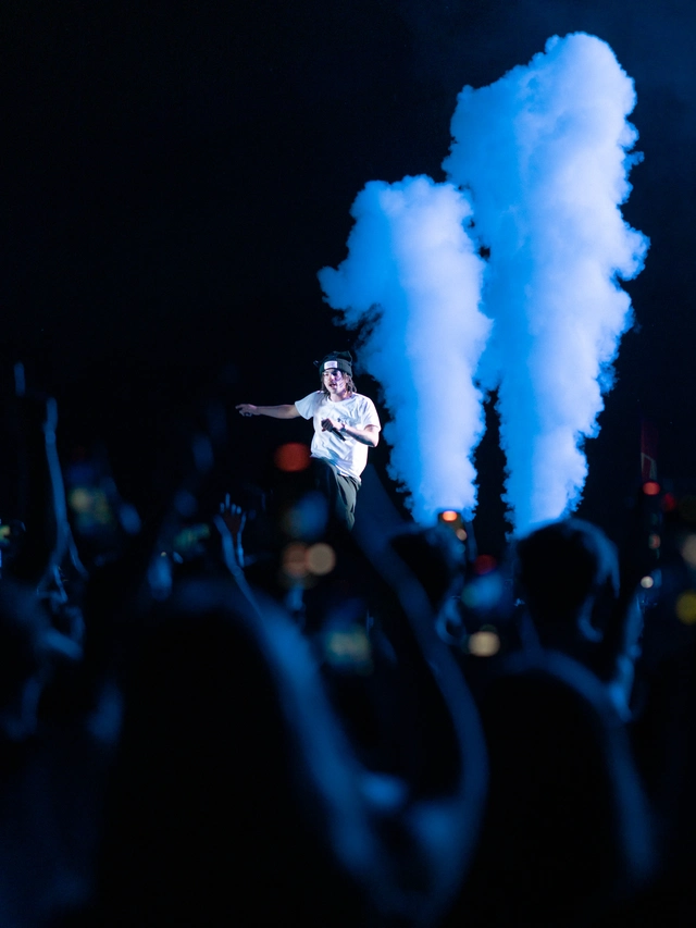 Musiker Badchieff bei einem Konzert in Braunschweig