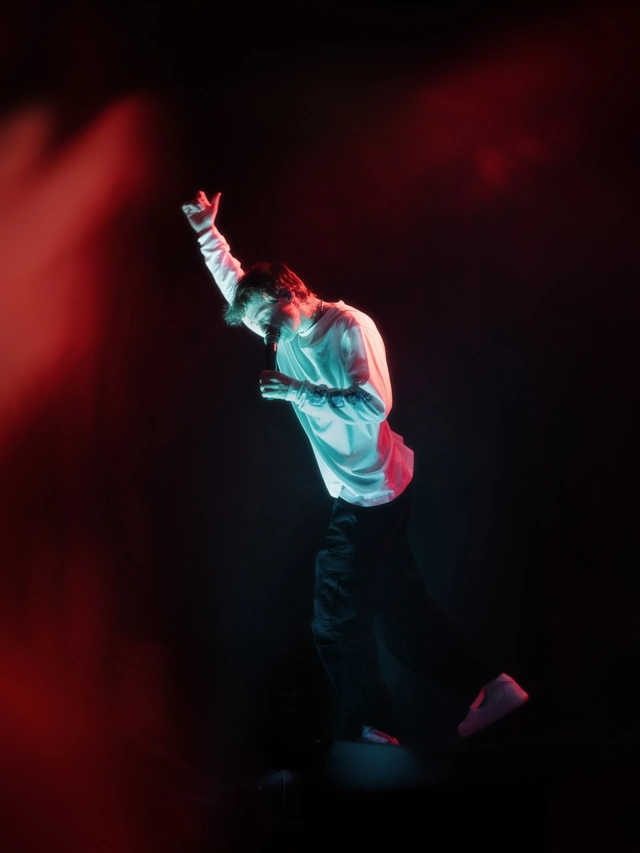 Musiker Schmyt bei einem Konzert in Braunschweig