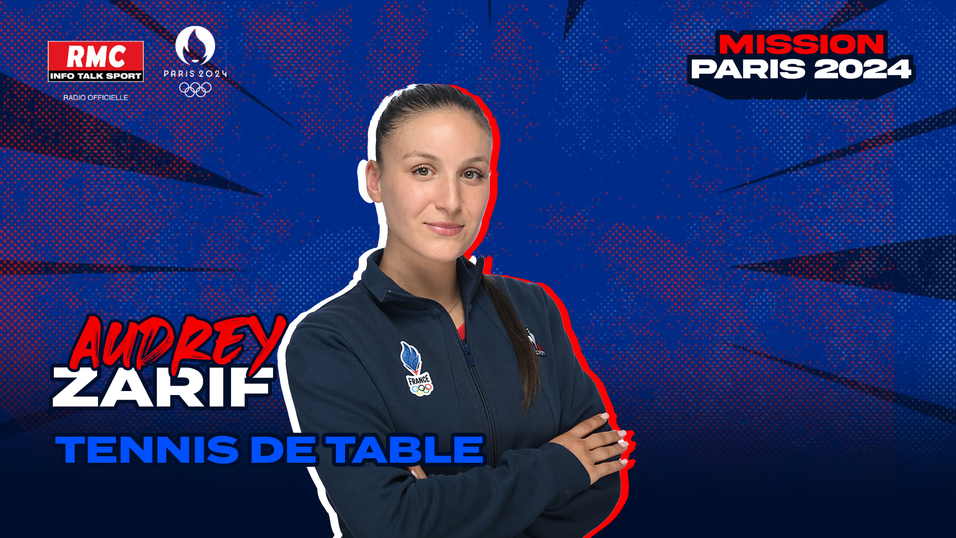 Audrey Zarif, Tennis de table aux Jeux Olympiques de Paris 2024 avec ...