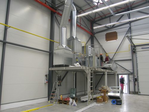 Vzduchotechnika ve výrobní a skladové hale