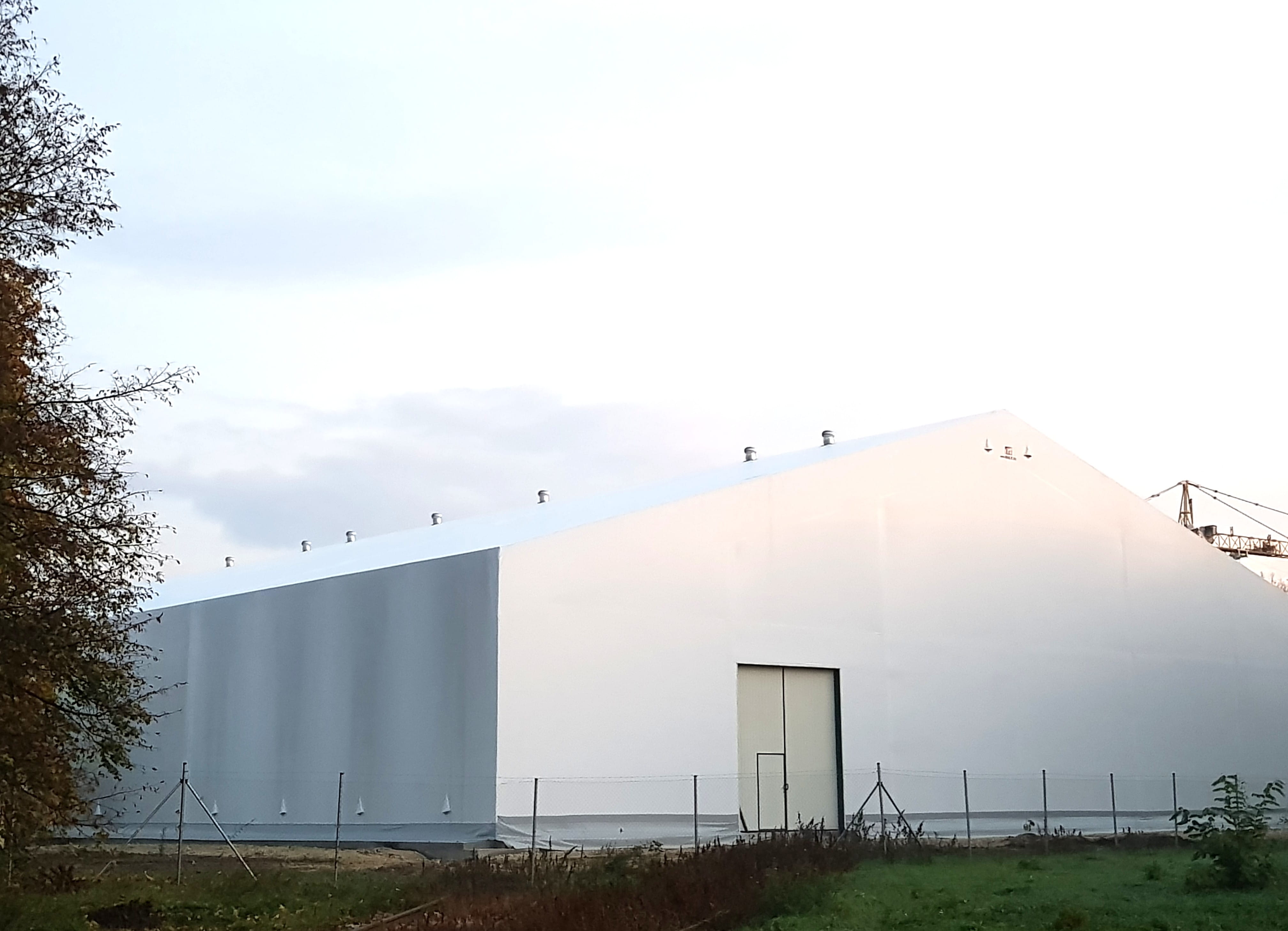 ocelová skladovací hala