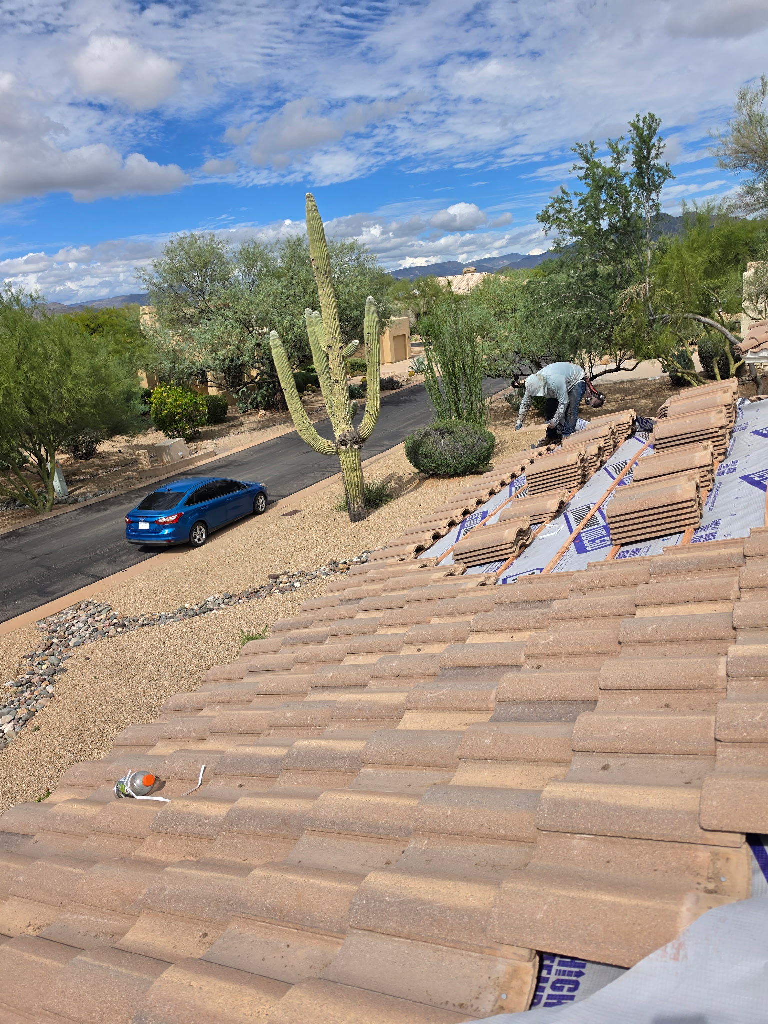 Tile removal and roof preparation in Phoenix Arizona