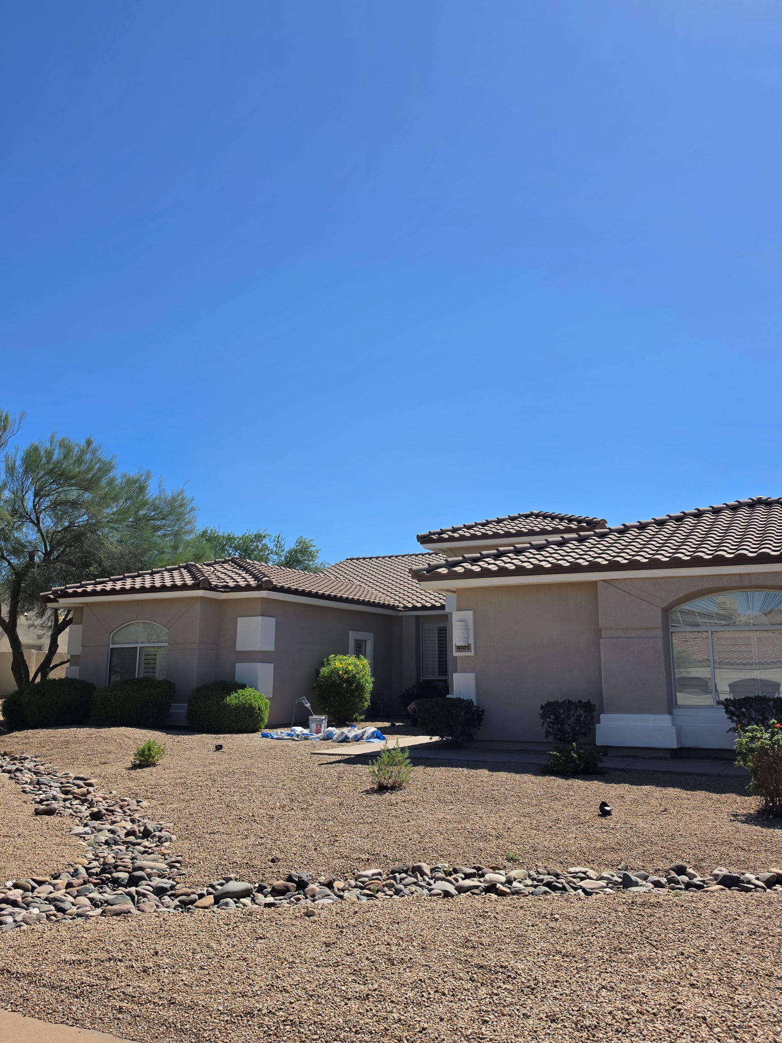 Completed 6,200-square-foot Phoenix tile roof in Phoenix Arizona