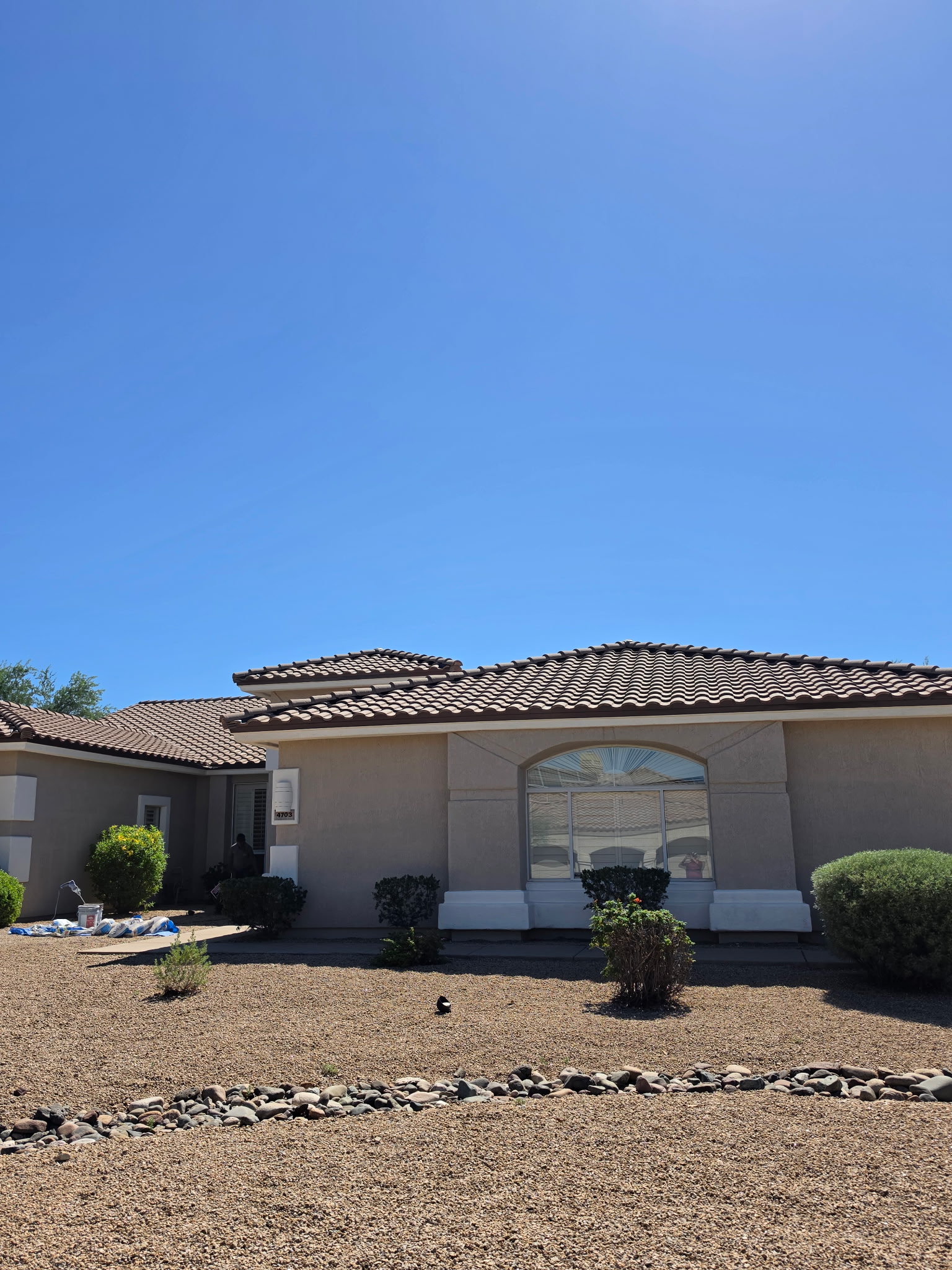 Final completed-roof view in Phoenix Arizona