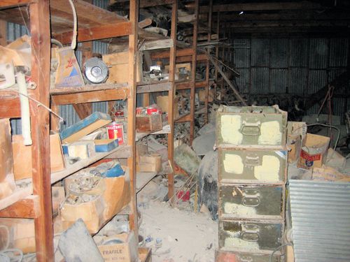 Engine and airframe parts were everywhere