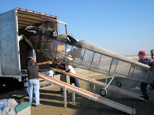 The mylar Jenny on its way home