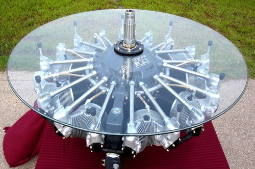 Pratt & Whitney R985 coffee table