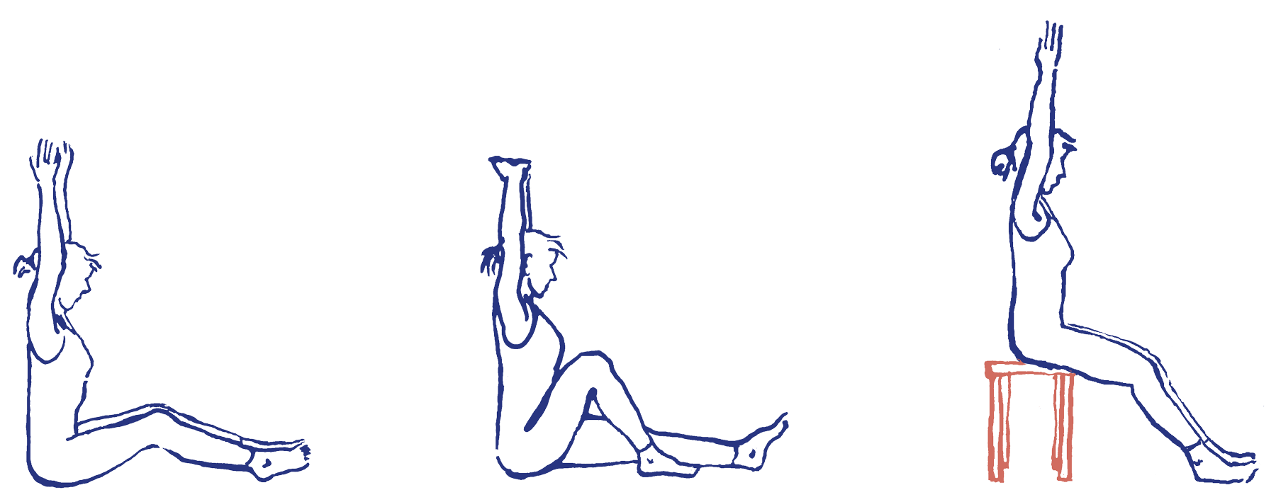 Daṇḍāsana – Armposition Varianten