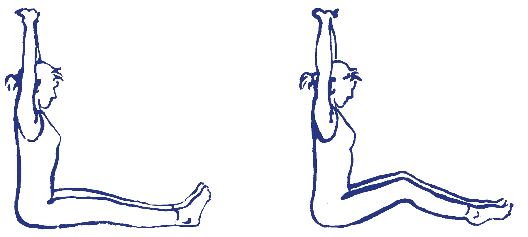Daṇḍāsana – Armposition Varianten