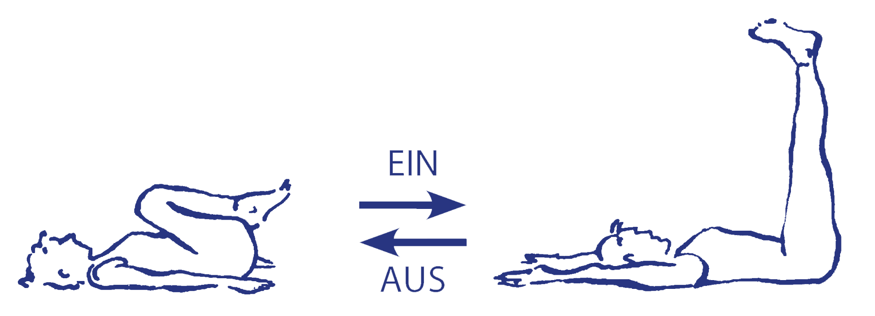 Ūrdhva prasṛta pādāsana als Vorbereitung für daṇḍāsana