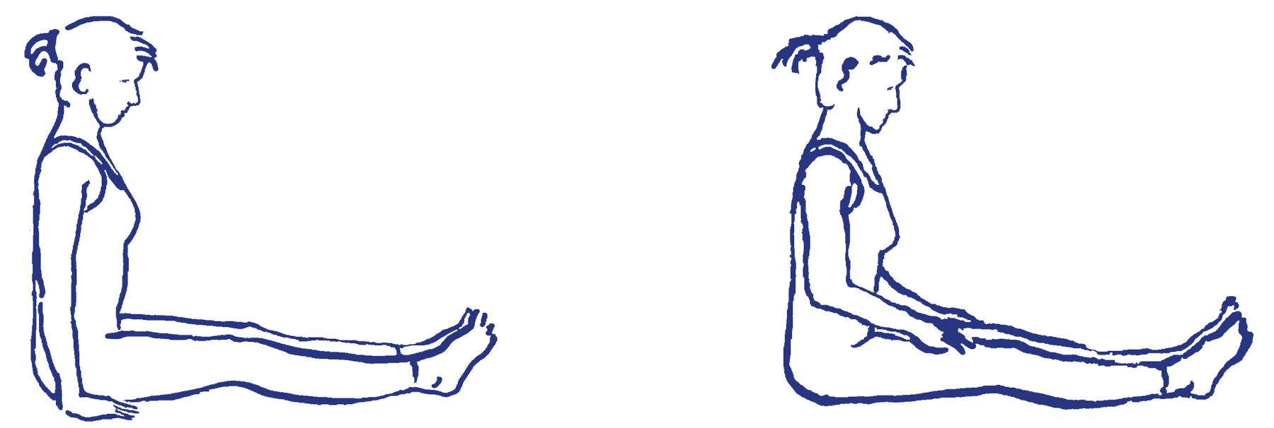 Daṇḍāsana – Armvarianten