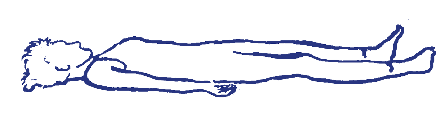 Ausgleich von daṇḍāsana durch śavāsana