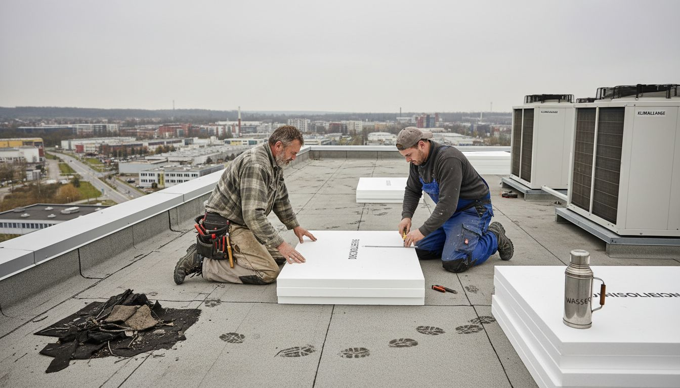 Dacharbeiten für Gewerbeimmobilien: nachhaltig sanieren