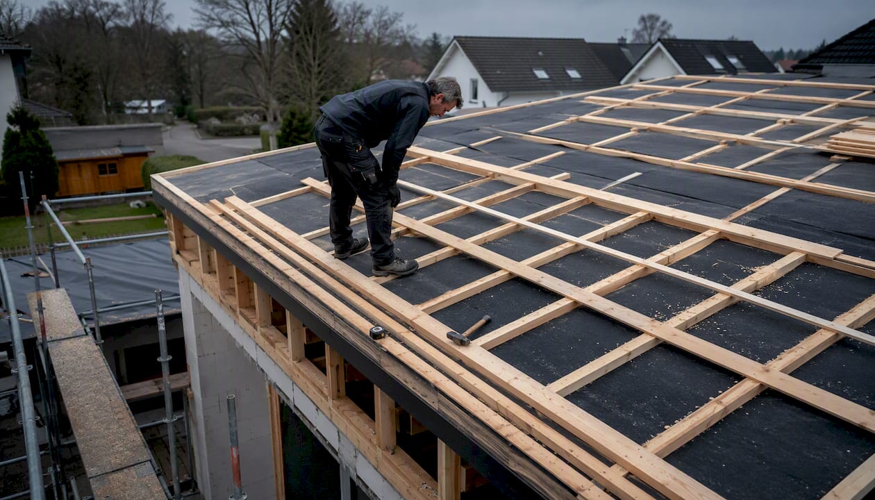 Unterkonstruktion beim Dachdecken: Funktion, Aufbau, Praxis