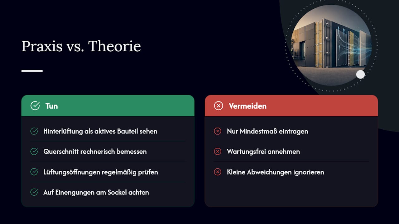 Was die Praxis oft anders zeigt als die Theorie — overview diagram