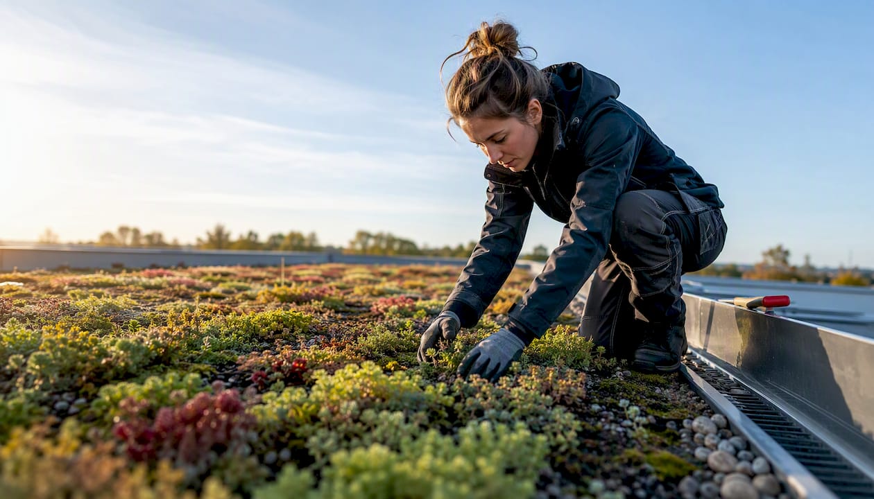 Dachbegrünung Pflege: So bleibt Ihr Gründach dauerhaft gesund