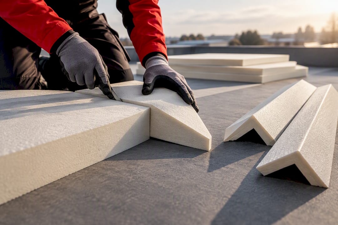 Dämmplatten und Formteile für Dachkehlen