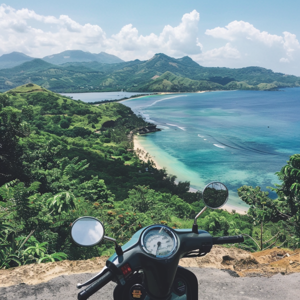 Scooter explore lombok