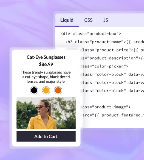 Custom elements in Shogun Page Builder