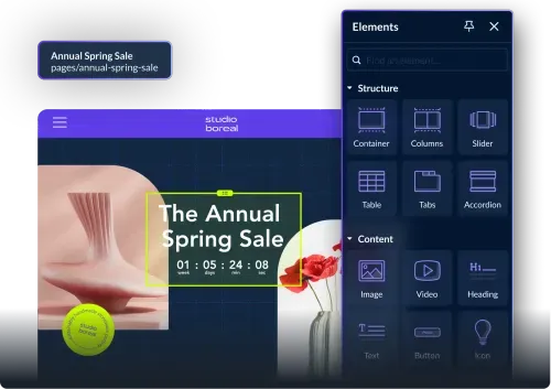 Building an ecommerce landing page with countdown timer using Shogun Page Builder