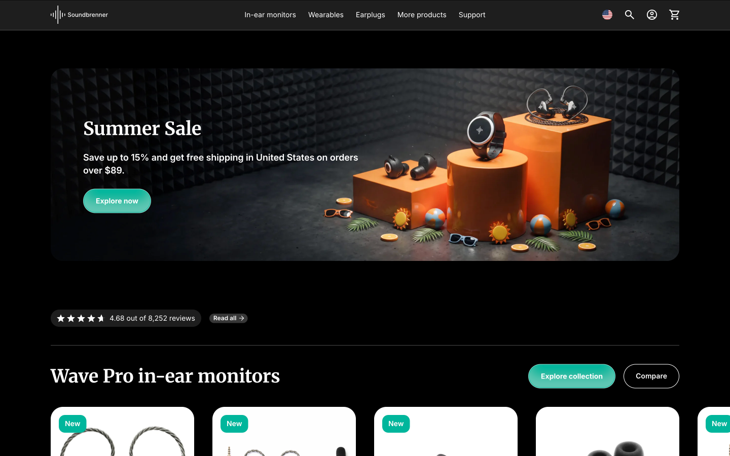 Soundbrennar homepage