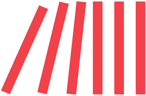 Red record stack icon