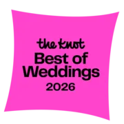 The Knot Best of Weddings 2026 badge