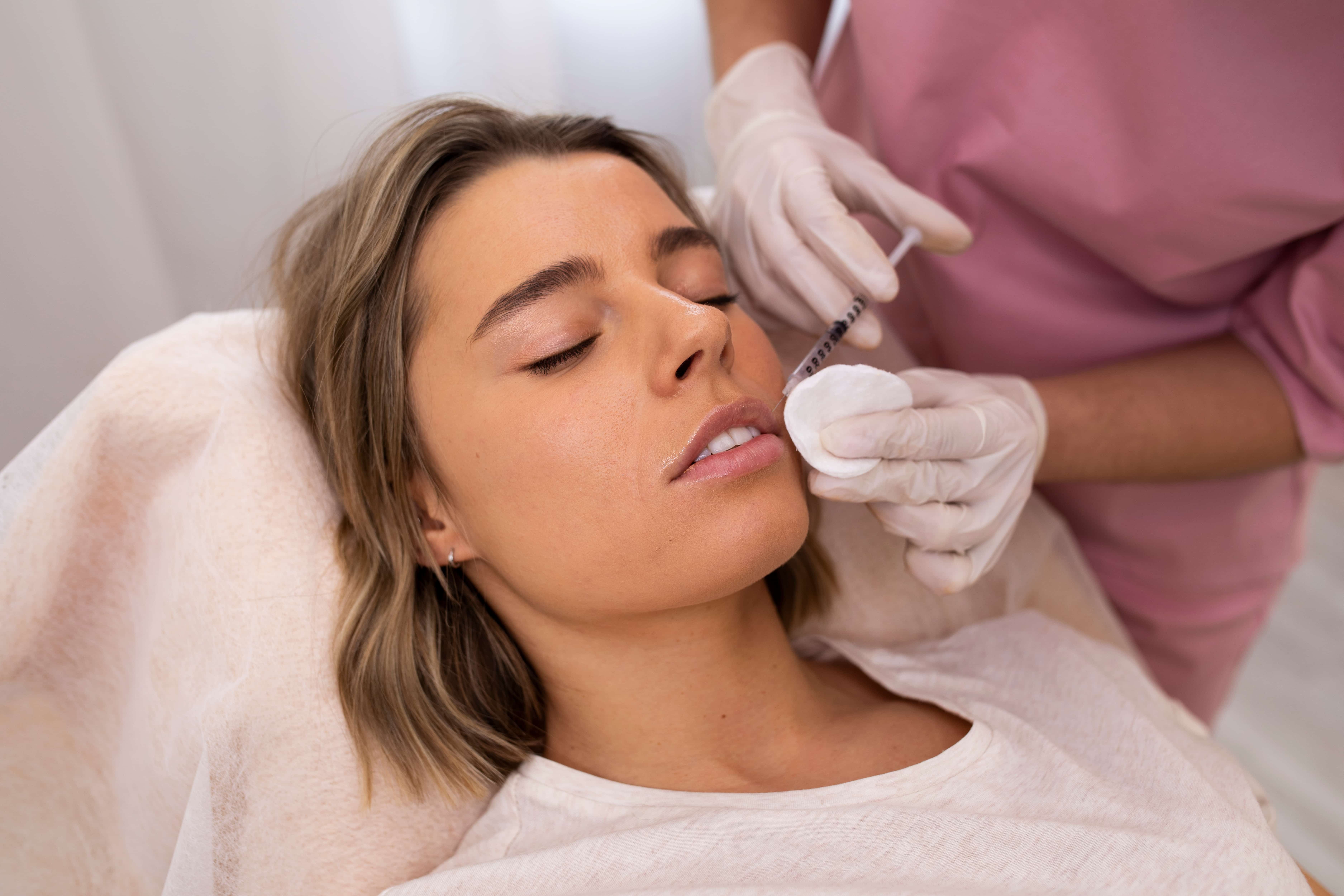 Lip antiaging treatment