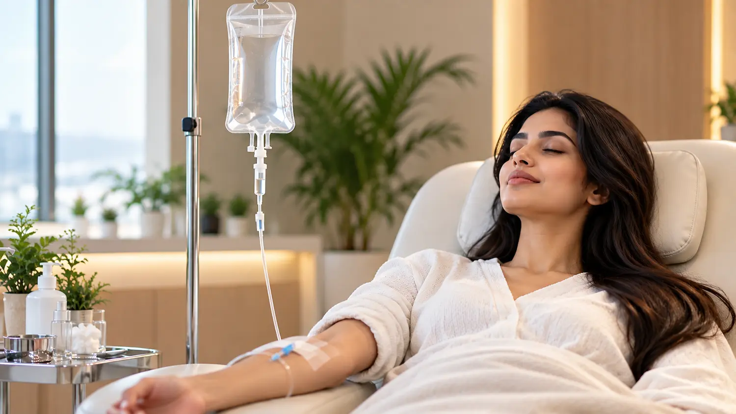 IV Nutrition Therapy At Skin Clinic