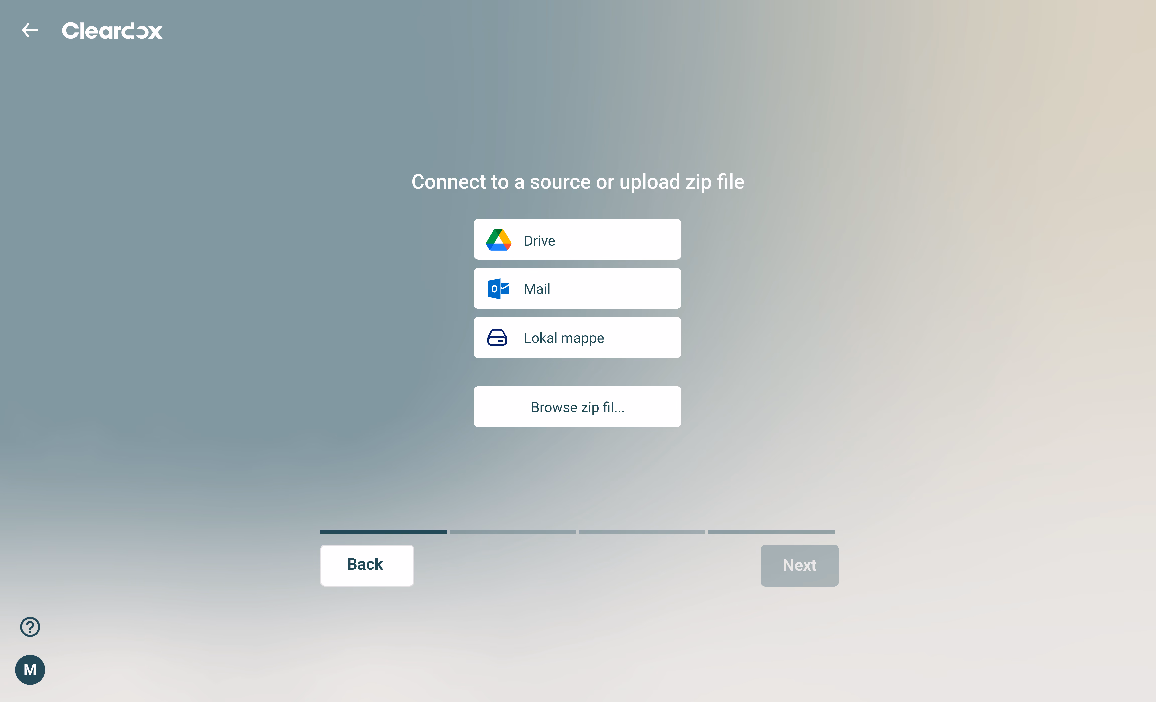 Connect to a source with Cleardox AI