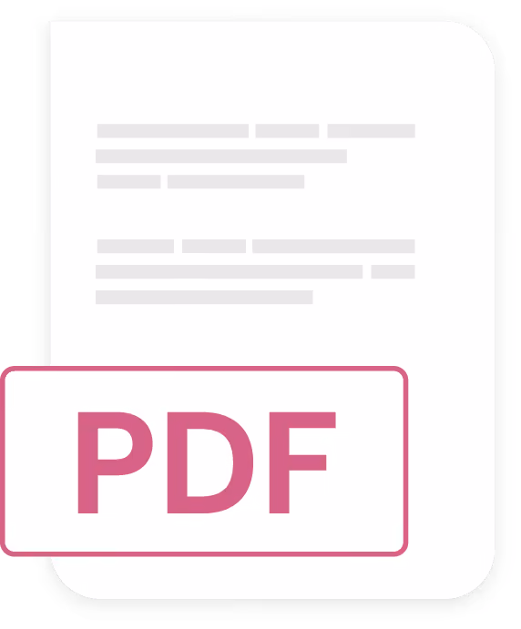 Cleardox supports PDF