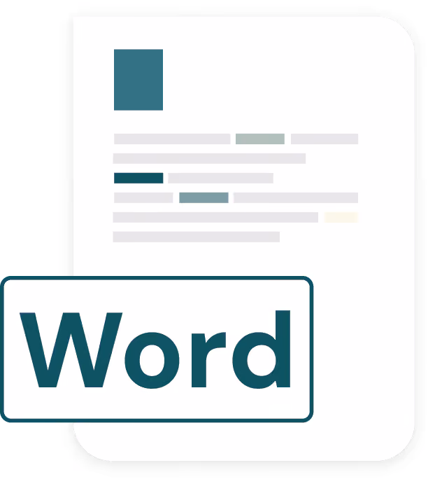 Cleardox supports Word