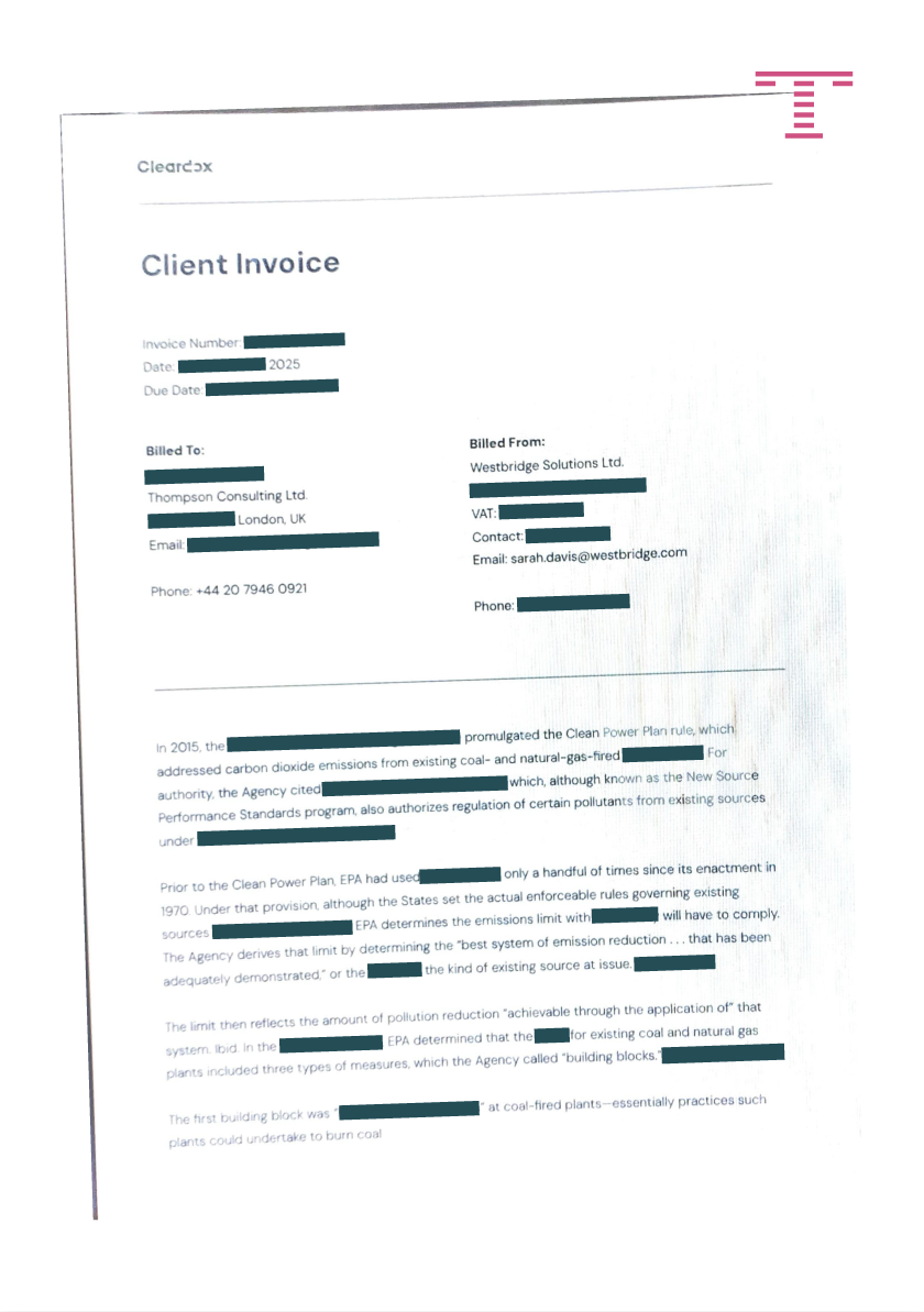 Cleardox redaction software offers OCR of scanned image documents