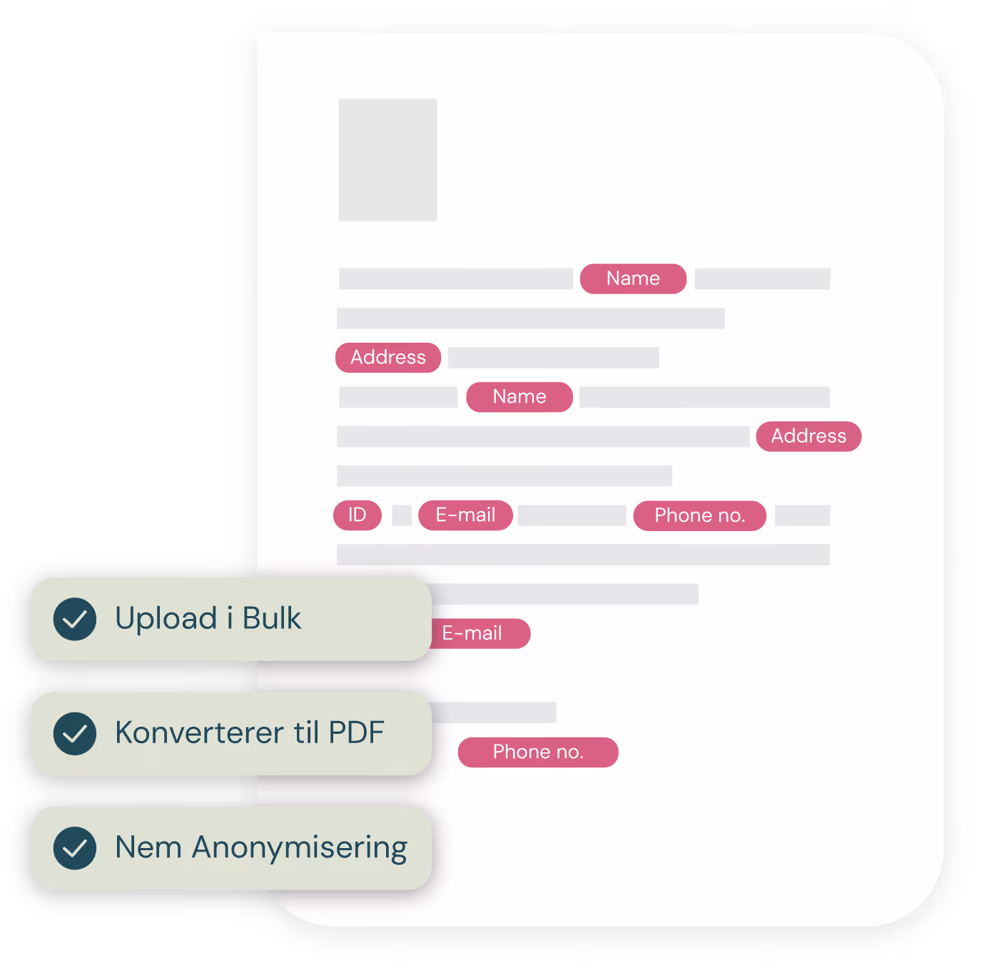 Illustration of a document labeled Open API with colored bars and organizational labels P1, Org1, P2, Org2, Org3, Comp.1, and P3 representing data or code segments.