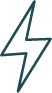Symbol for lyn eller elektricitet.