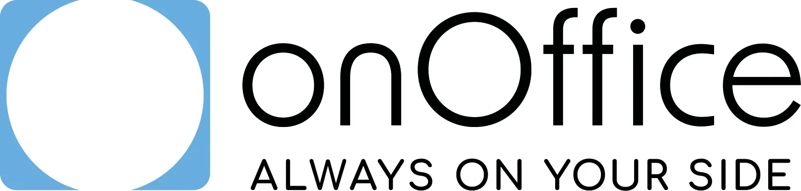 Logo mit dem Text ‚onOffice – immer an Ihrer Seite‘.