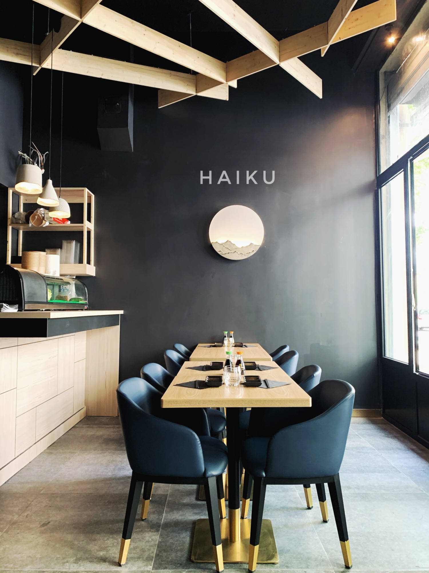 Intérieur du restaurant Haiku
