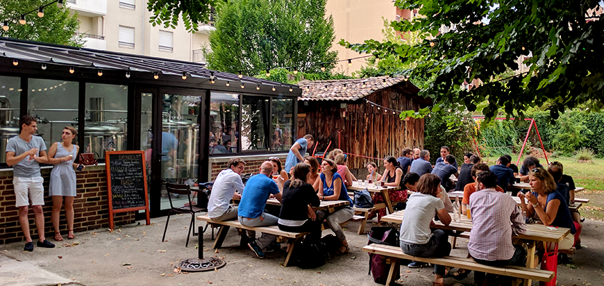 terrasse extérieure jardin