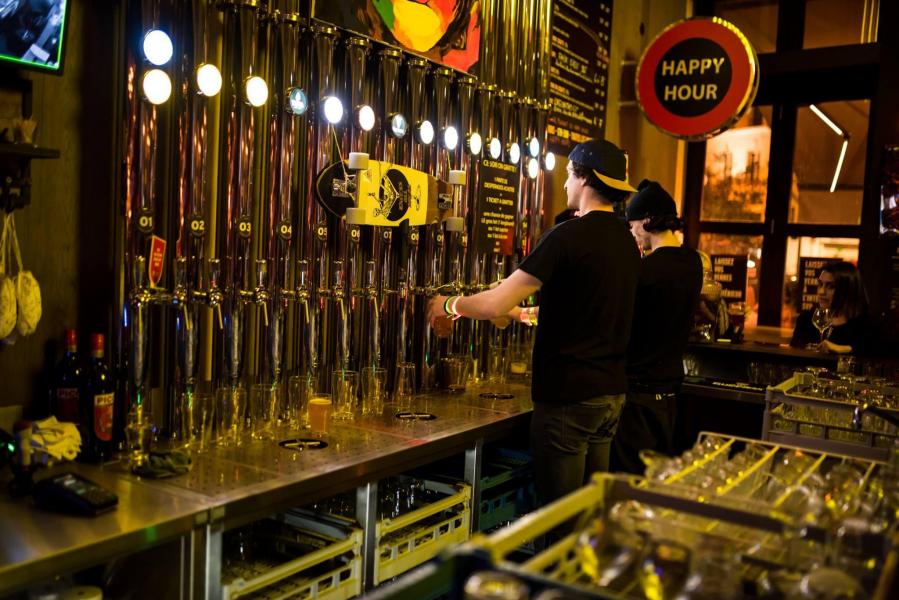 Bar à bière ambiance pub